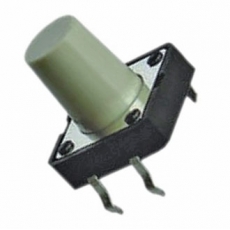 Кнопка тактовая KAN1211-1201B 12x12x12 mm белая