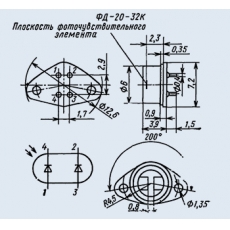 Фотодиод ФД-20-32К