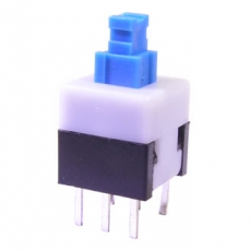 Кнопочный переключатель PB22E08 (B170G) без фиксации 8x8x13 mm