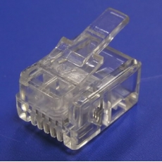 Разъем телефонный штекер RJ12 (TP-6P6C) UTP