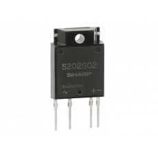  Реле твердотельное S202S02 8A 250V SIP-4 SHARP (Демонтаж)