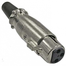 Разъем XLR 3-pin розетка на кабель TD393