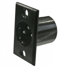 Разъем XLR 3-pin вилка на корпус JD412
