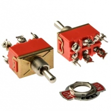 Тумблер  E-TEN1322 on-off-on 15A 250VAC  с фиксацией