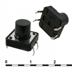 Кнопка тактовая KAN1211-1001В 12x12x10mm