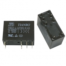 Реле электромагнитное TRA3L-12VDC-S-2Z 12В 5А