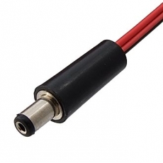  Штекер питания SZC-0027a  5.5*2.1 с кабелем 0,2м