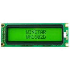 Индикатор ЖК знакосинтезирующий WH1602D-YGH -CTK/WIN/ 