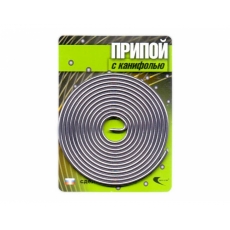 Припой ПОС-61 1.5 мм спираль 1м c канифолью