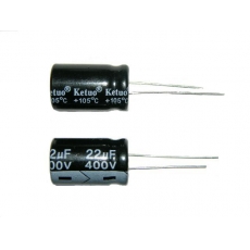 Конденсатор ECAP - 100uF - 10V 105С 5х11 Ketuo electrolytic capacitor