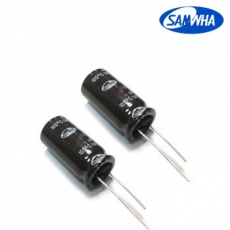 Конденсатор ЕСАР - 100uF - 350v RD 105C 16x31 SAMWHA