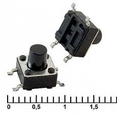 Кнопка тактовая: IT-1102WB 6x6x7 mm СМД
