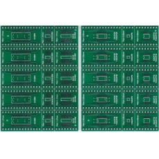NM3.Плата- переходник PCB под корпус SSOP8/16/28 (1линейка-набор на 3 переходника)