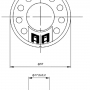 Динамик DXI157N-A 1W 8ohm диам. 57мм