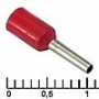 Кабельн. Наконеч. изолир. красный DN00506 d=0.5мм L-6мм
