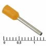 Кабельн. Наконеч. изолир. оранж DN00510 d=0.5мм L-10мм