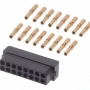 Разъем, прямой, двухрядный Число полюсов 2x8, Harwin M80-8881605