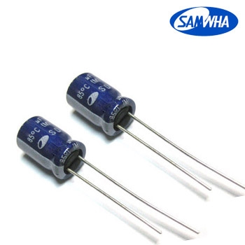 Конденсатор ЕСАР - 1uF - 450v SD 85C 8*11,5 SAMWHA