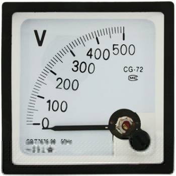 Вольтметр щитовой 500В 50гц (72х72) RUICHI