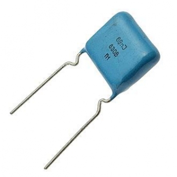 Конденсатор К73-17С 0,1uF (100nF) - 630V ±5% шаг 20мм