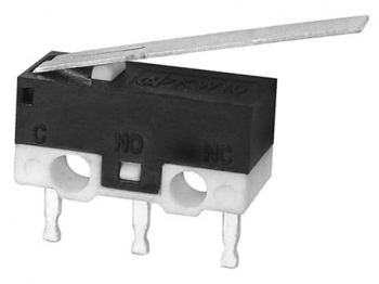 Конечный выключатель L-KLS7-KW10-Z2P045 (DM3-03P) 2A 125V с лапкой 18мм