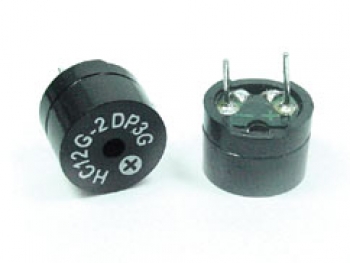 Пьезоизлучатель HC12G-2P d=12, 1.5В 2048Гц без генератора