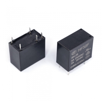 Реле сверхминиатюрное промежуточное силовое HF32F/024-ZS 3А HONGFA