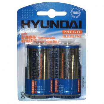Элемент пит. HYUNDAI MEGA ALKALINE LR20 1.5V