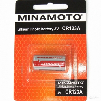 Элемент пит. Lithium Photo MINAMOTO CR123A  3V