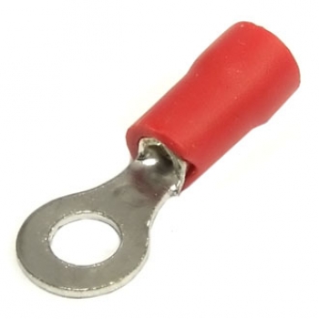  Кабельный наконечник изолированный тип "O" RVL1.25-5L красный d5.3mm провод 0,5-1,5мм2