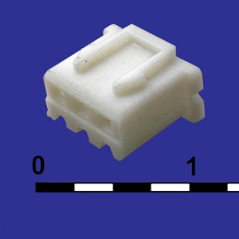 Разъем CHU-3 (HK-03) розетка на кабель, с контактами, шаг 2.54мм