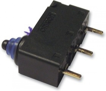 Микропереключатель концевые выключатели D2HW-A201D 100mA (AC), 2A (DC) Omron влагозащищенный 