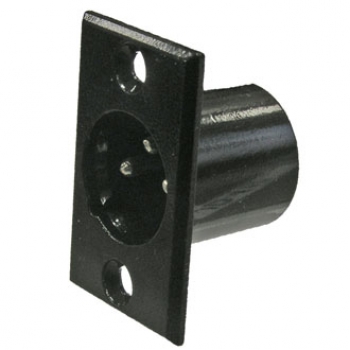 Разъем XLR 3-pin вилка на корпус JD412