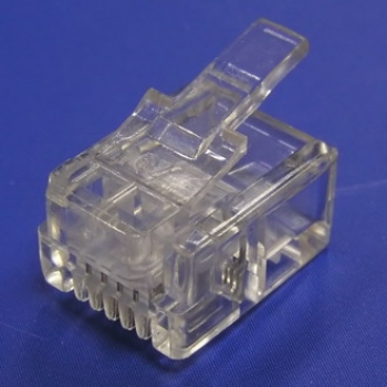 Разъем телефонный штекер RJ12 (TP-6P4C) UTP
