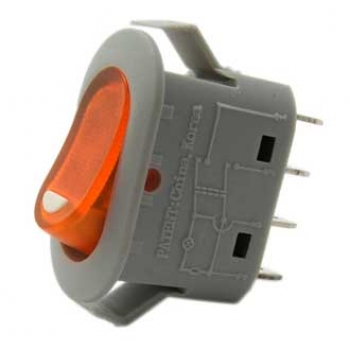 7054.Клавишный переключательYSR8-21-B/N-C On-Off 16A 250V