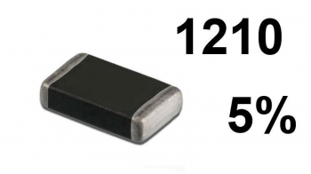 Резистор RC-1210 - 0 Ом-5% RC1210JR-070RL Yageo