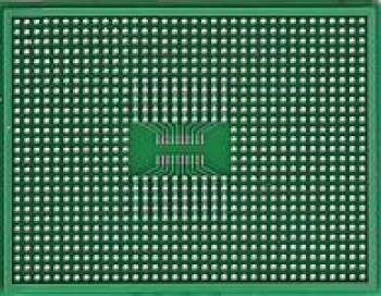 М05 Макетная плата двухсторонняя мет.отв. 100х80мм шаг 2,54мм SOIC20