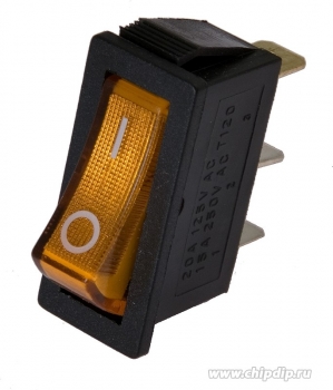 7020.Клавишный переключатель IRS-101-3C 15А 250 В on-off 