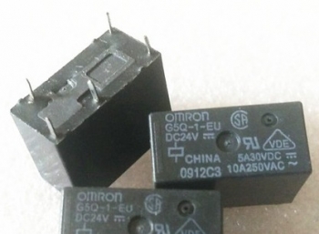 Реле силовые на плату G5Q-1-EU 24DC  24В 400mW Omron 