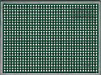 М03 Макетная плата двухсторонняя мет.отв. 100х80мм шаг 2,54мм, отверствия соединены попарно