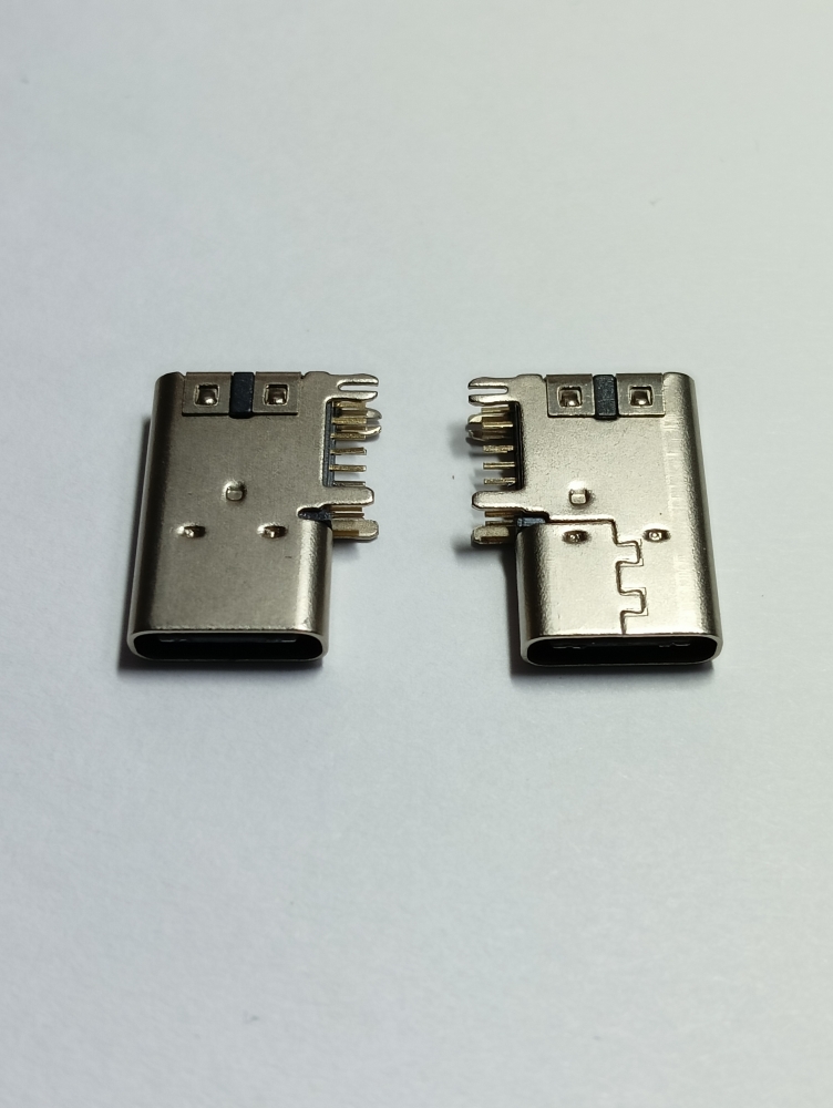 Разъем USB 3.1 TYPE-C-14R розетка на плату с dip креплением