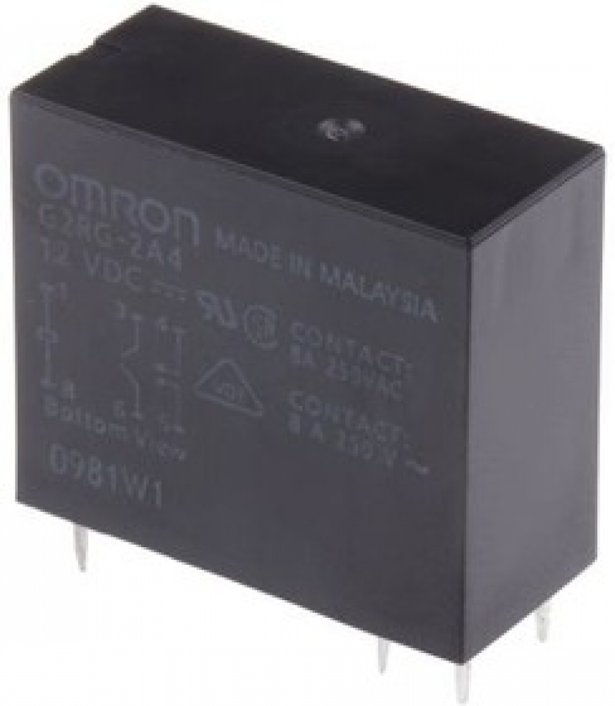 Реле электромагнитное G2RG-2A4 12VDC 8A/250VAC Omron