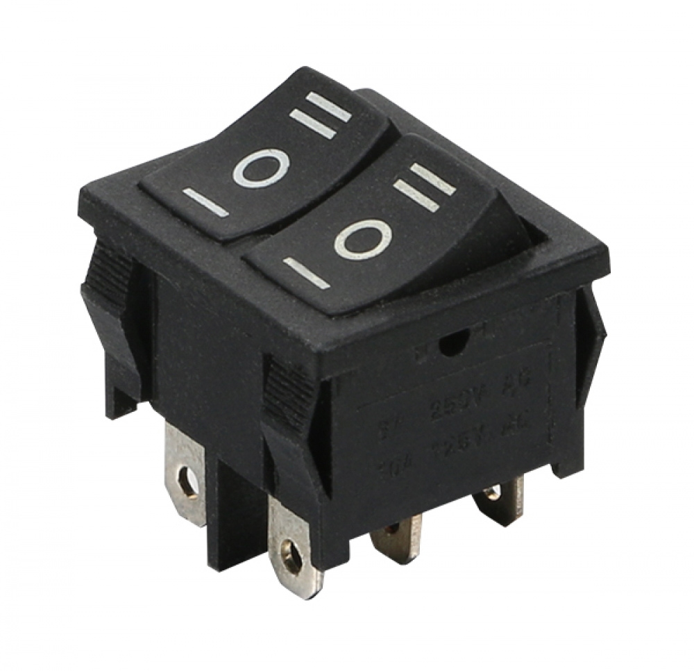 7039.Клавишный переключатель  MRS-2103(A) 6А 250В On-Off-On