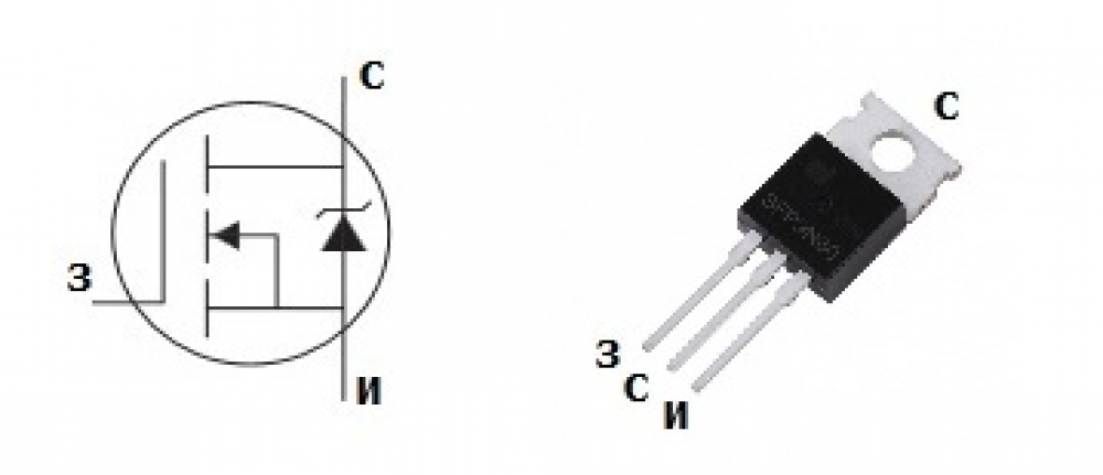  Транзистор  полевой IRF730/IR/ MOSFET N-канал 400В 5.5A 74Вт TO-220AB