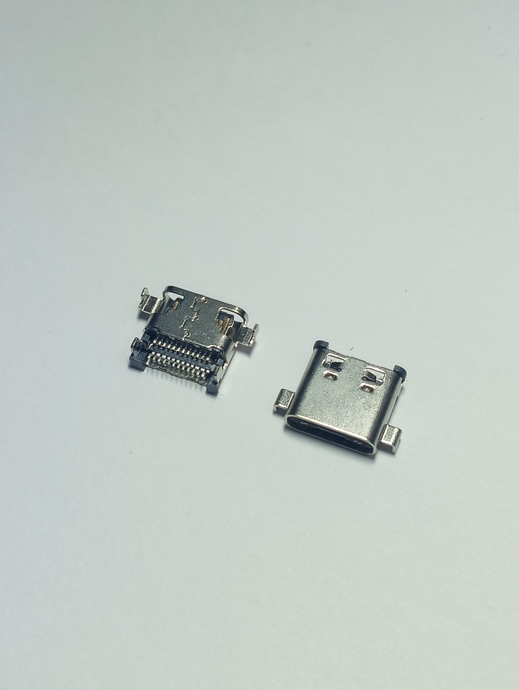 Разъем USB 3.1 TYPE-C-24SAD8 розетка на плату врезная