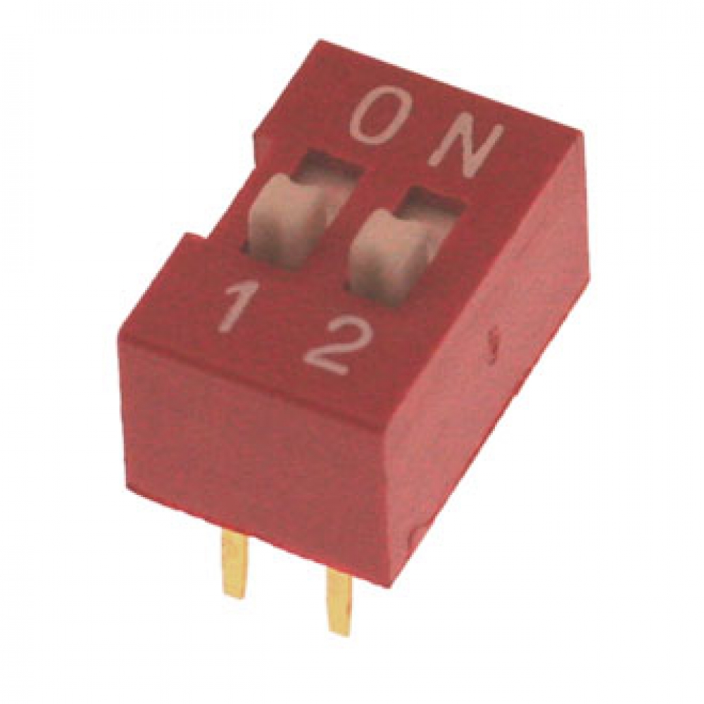 DIP переключатель SWD1-2 шаг 2,54мм
