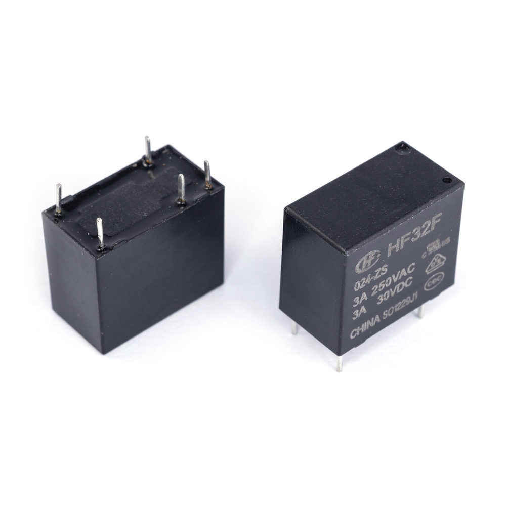 Реле сверхминиатюрное промежуточное силовое HF32F/024-ZS 3А HONGFA