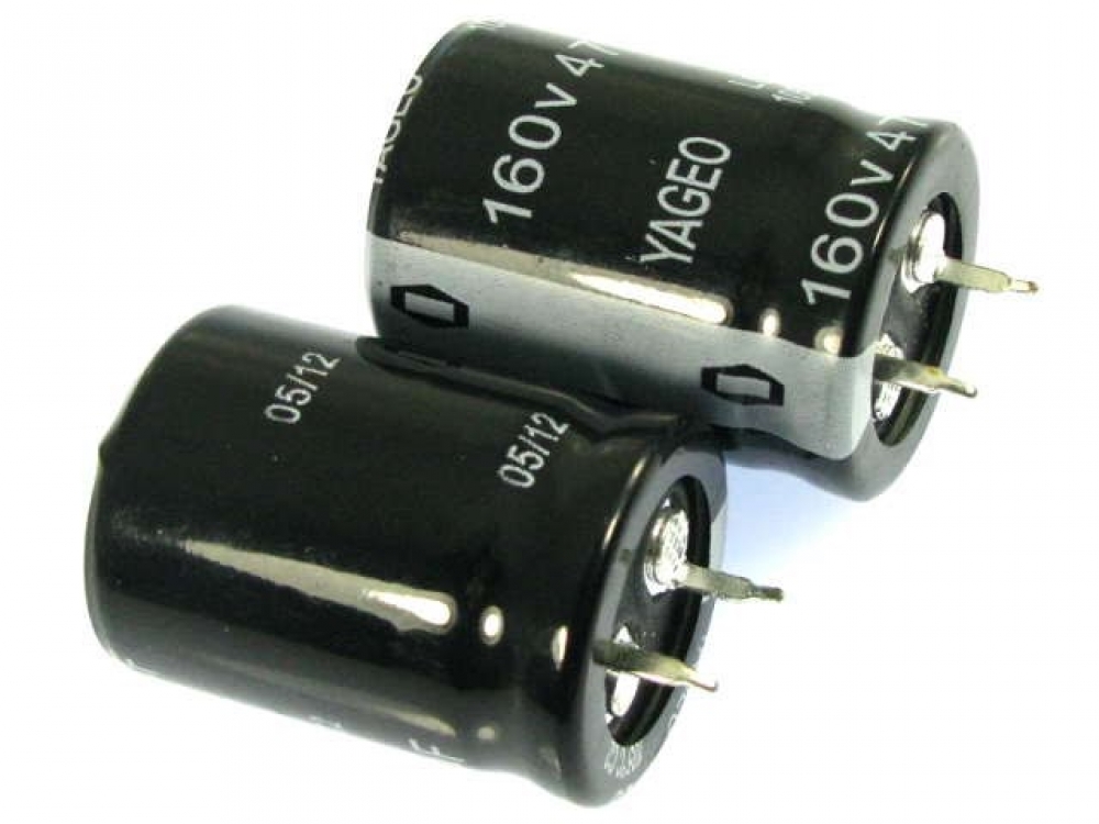 Конденсатор ЕСАР - 47uF - 450V LG 105C 22*25 LG450M0047BPF-2225  Yageo жесткие выводы