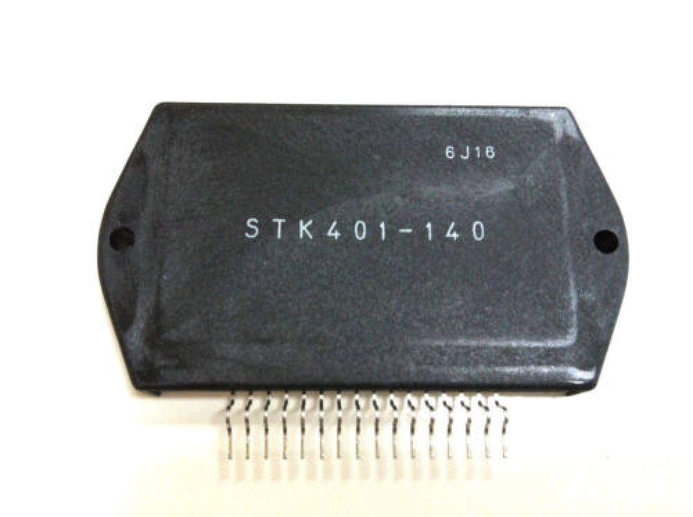 Микросхема STK401-140 Двухканальный усилитель мощности 120Вт+120Вт. THD=0,4% 