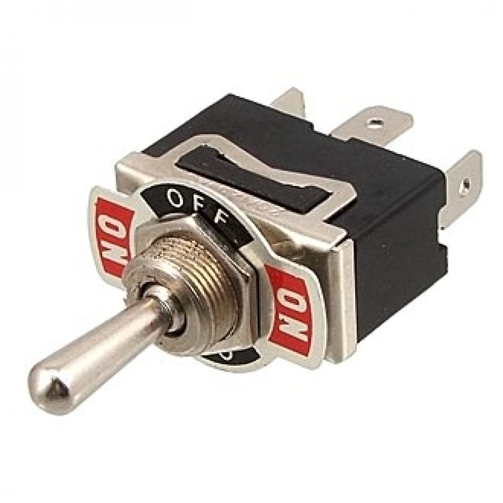 Тумблер KN3C-123 on-off-on 15A 250VAC без фиксации